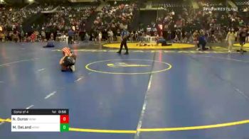 110 lbs Consolation - Nathan Duros, Nebraska Wrestling Academy vs Micah DeLand, Wray