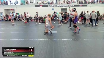 120 lbs Round 2 (4 Team) - Lucas Barrios, Eagle Empire vs Diego Silva, Tallahassee War Noles