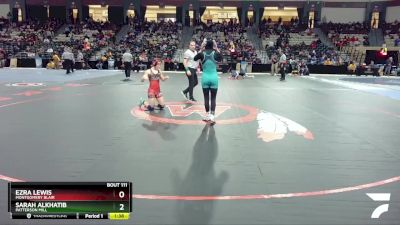 105 lbs Round 1 - Ezra Lewis, Montgomery Blair vs Sarah Alkhatib, Patterson Mill