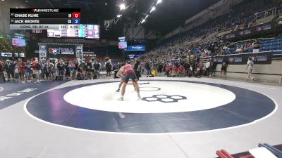 150 lbs Cons. Rd Of 64 - Chase Kline, Indiana vs Jack Bronte, California