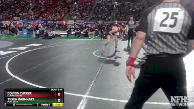 5A 145 lbs Semifinal - Tyson Barnhart, Post Falls vs Colton Tucker, Coeur D Alene