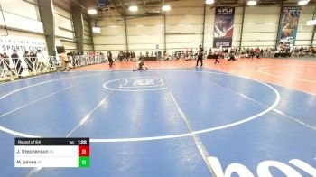 182 lbs Round Of 64 - Jacob Stephenson, PA vs Marcus James, KY