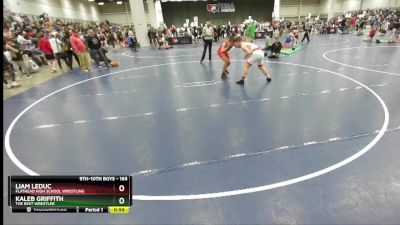 165 lbs Cons. Round 2 - Liam LeDuc, Flathead High School Wrestling vs Kaleb Griffith, The Best Wrestler