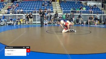 120 lbs Cons 32 #1 - James Homfeld, Missouri vs Davin Rose, Minnesota