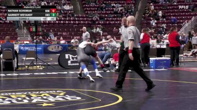 107 lbs Consi 3 - Nathan Schuman, Honesdale vs Garrett Weyandt, Chestnut Ridge