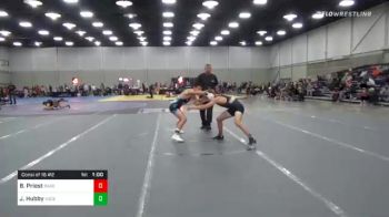 135 lbs Consolation - Beau Priest, Bakersfield Drillers vs Jake Hubby, Ascend Wrestling Academy