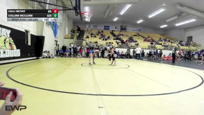 100 lbs 3rd Place - Calli McVay, Heritage HS vs Collins McClure, Glenpool Girls HS