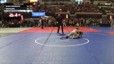 138 lbs Cons. Round 2 - Sean Davis, Corvallis vs Elijah Kennerson, Cascade Little Guy