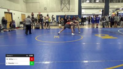 152 lbs Consy 3 - Maksim Miller, Bethel Park vs Zane Reeder, Parkersburg South-WV