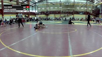 110 lbs Cons. Round 1 - Ella Simon, Perry (Massillon) vs Adelina Saussol, Canon-McMillan