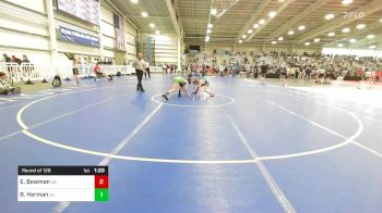 106 lbs Round Of 128 - Eli Bowman, GA vs Brayden Herman, SC