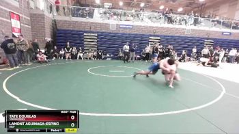 185 lbs Cons. Round 3 - Tate Douglas, 208 Badgers vs Lamont Aguinaga-Espino, Self