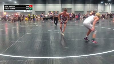 129 lbs Round 6 (8 Team) - Luke Mealer, GA United Red vs Ethan Dumas, VSUS Syndicate