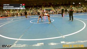 70 lbs Semifinal - Liam King, Thoroughbred Wrestling Academy vs Kaiden Galindez, Massa's Maniacs