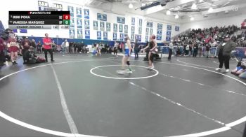 110 lbs Champ. Round 1 - Vanessa Marquez, Baldwin Park vs Irini Poka, San Clemente