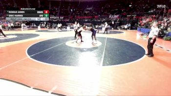 3A 215 lbs Cons. Round 3 - Eric Harris, Oak Park (O.P.-River Forest) vs Roman Janek, Edwardsville (H.S.)
