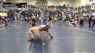 189 lbs Semifinal - Mario Hutcherson, Kiski Area vs Dominic Sumpolec, Notre Dame GP