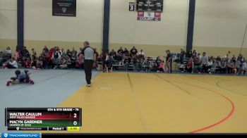 75 lbs Quarterfinal - Walter Caulum, West Salem Bangor vs Macyn Gardner, Legends Of Gold