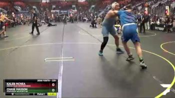 220 lbs Semifinal - Kaleb McNea, Dream Team Performance vs Chase Maxson, Montague Wildcats WC