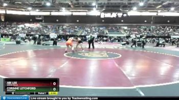 145 lbs Cons. Round 4 - Corinne Letchford, Wasatch vs Abi Lee, Idaho Falls