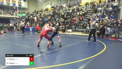 152 lbs Qtr-finals - Zeno Moore, Lake Highland Prep-FL vs Ryan Lawler, Bishop McDevitt