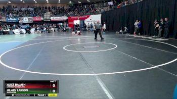 152G Quarterfinal - Hilary Larson, Napaskiak vs Alice Balash, Lathrop Wrestling