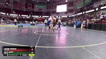 195 lbs Quarterfinal - Jacob Andrae, Vallivue vs Keye Quist, Emmett