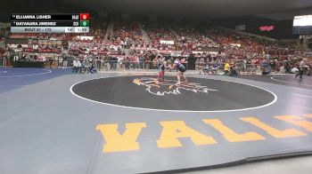 170 lbs Champ. Round 1 - ElliAnna Lisher, Baldwin HS vs Dayanara Jimenez, Scott Community HS