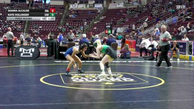 100 lbs First Round - Gianna Alcalde, Shaler Area-G vs Kate Hollinger, Central Dauphin-G