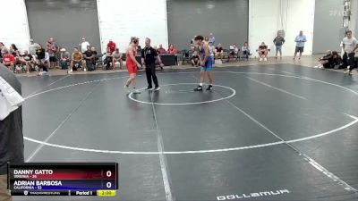 136 lbs Quarters & 1st Wb (16 Team) - Danny Gatto, Virginia vs Adrian Barbosa, California