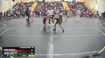 90 lbs 3rd Place Match - John Guidice, KC Elite Trainng Center vs Mateo Aguilar, Gaston Grizzlies