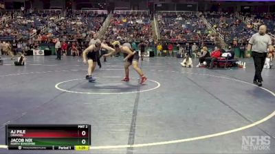 3A 190 lbs Quarterfinal - AJ Pile, Croatan vs Jacob Nix, North Buncombe