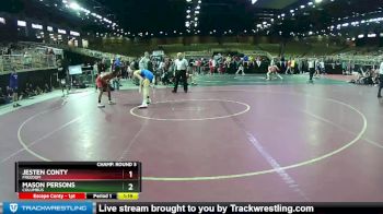 120 lbs Champ. Round 3 - Mason Persons, Columbus vs Jesten Conty, Freedom