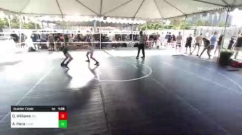 109 lbs Quarterfinal - Owen Williams, Del Mar WC vs Austin Paris, Champions