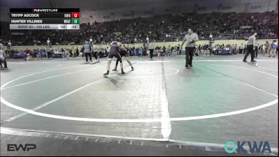 105 lbs Consi Of 4 - Trypp Adcock, Eufaula Ironheads Wrestling Club vs Hunter Villines, Weatherford Youth Wrestling