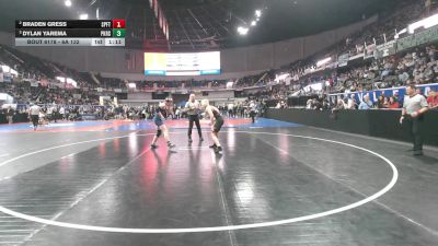 6A 132 lbs Semifinal - Dylan Yarema, Pike Road School vs Braden Gress, Spanish Fort