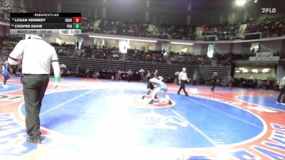 150-2A Cons. Round 1 - Cooper Davis, Pierce County HS vs Logan Kennedy, Cook