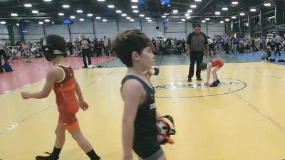 52 lbs Round 5 - 4:00pm Saturday - Angelo Barbieri, Terps Xtreme vs Waylon Armstrong, Great Neck W.C.