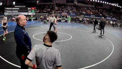 D 1 113 lbs Champ. Round 1 - Brody Brignac, Dutchtown vs Isaiah Harris, Slidell