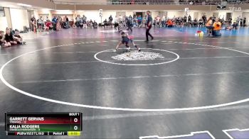 55 lbs Semis (4 Team) - Kalia Rodgers, Chaska/Chanhassen vs Garrett Gervais, TMBWWG
