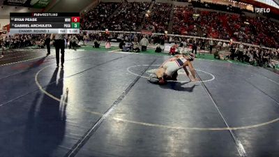 5A 150 lbs Champ. Round 1 - Gabriel Archuleta, Pocatello vs Ryan Pease, Minico