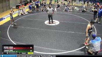 125 lbs Round 4 (6 Team) - Chase Fine, Eastside Iron Eagles vs River Vera, Cane Bay Cobras