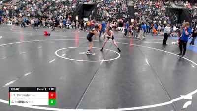 102-112 lbs Quarterfinal - Eli Carpenter, Arapahoe Warriors vs Jaden Rodriguez, Cozad Youth Wrestling Club