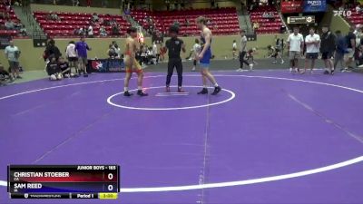 165 lbs Cons. Round 4 - Christian Stoeber, CA vs Sam Reed, IA