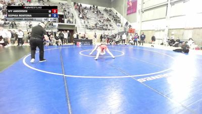 U20 Women - 55 lbs Champ. Round 1 - Ivy Andersen, GA vs Sophia Renteria, MI