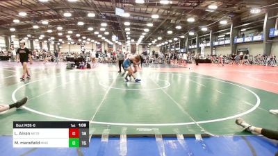 160 lbs Rr Rnd 3 - Lucas Alvan, MetroWest United Red vs Mason Mansfeild, MMG