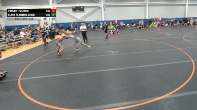 138 lbs Champ. Round 2 - Vincent Stamm, Unattached vs Clint Plotner-legg, Unattached