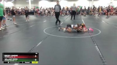 56 lbs Round 2 (6 Team) - Brody Owens, Firebird Elite vs William Koch, Buxton Squeeze