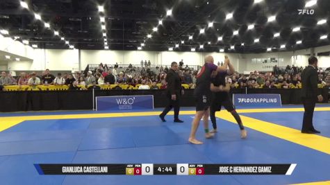 Jose C Hernandez Gamiz vs Gianluca Castellani 2025 World IBJJF Jiu-Jitsu No-Gi Championship
