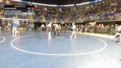 157 lbs Round Of 16 - Elijah Miller, Reynolds vs Brady Rightweiser, Burgettstown